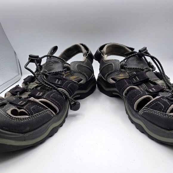 Keen Rialto Mens Size 11 Black Waterproof Closed Toe Sandals Beach Outdoor - Picture 3 of 13